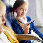 Kids Entertained On Long-Haul Flights